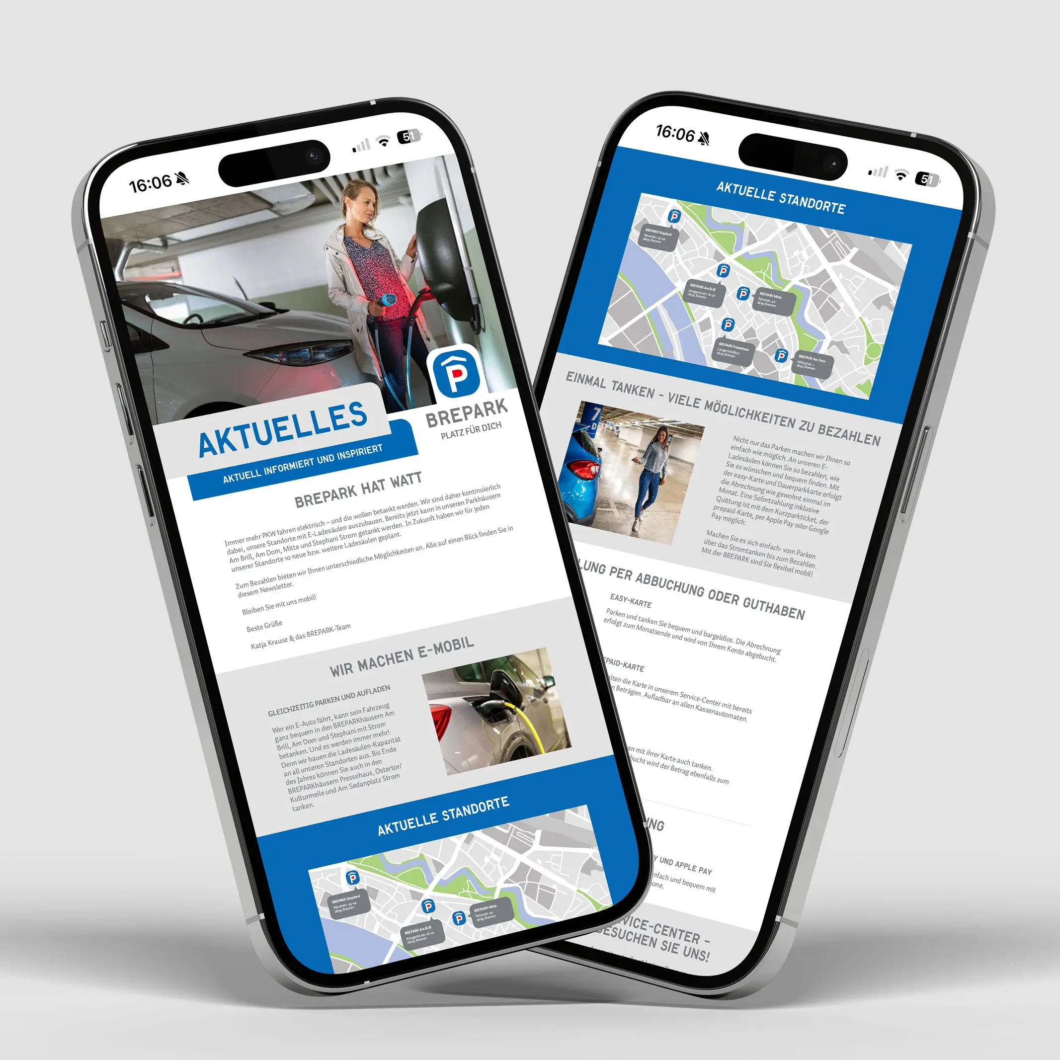 App-Design für Brepark von attentus App-Design für Brepark von attentus