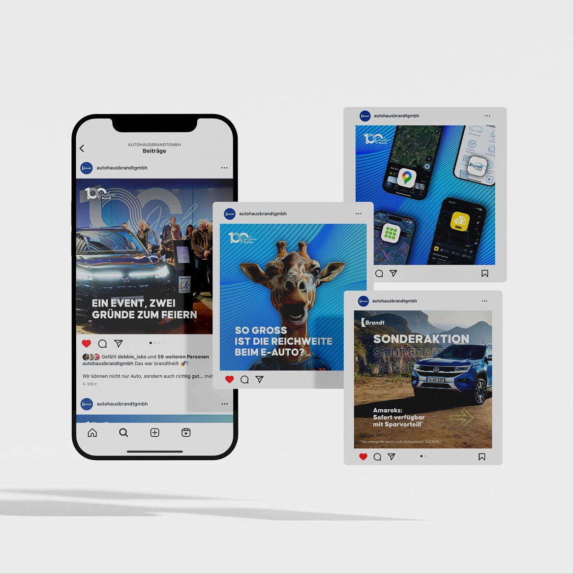 Autohaus Brandt Social Media Referenz