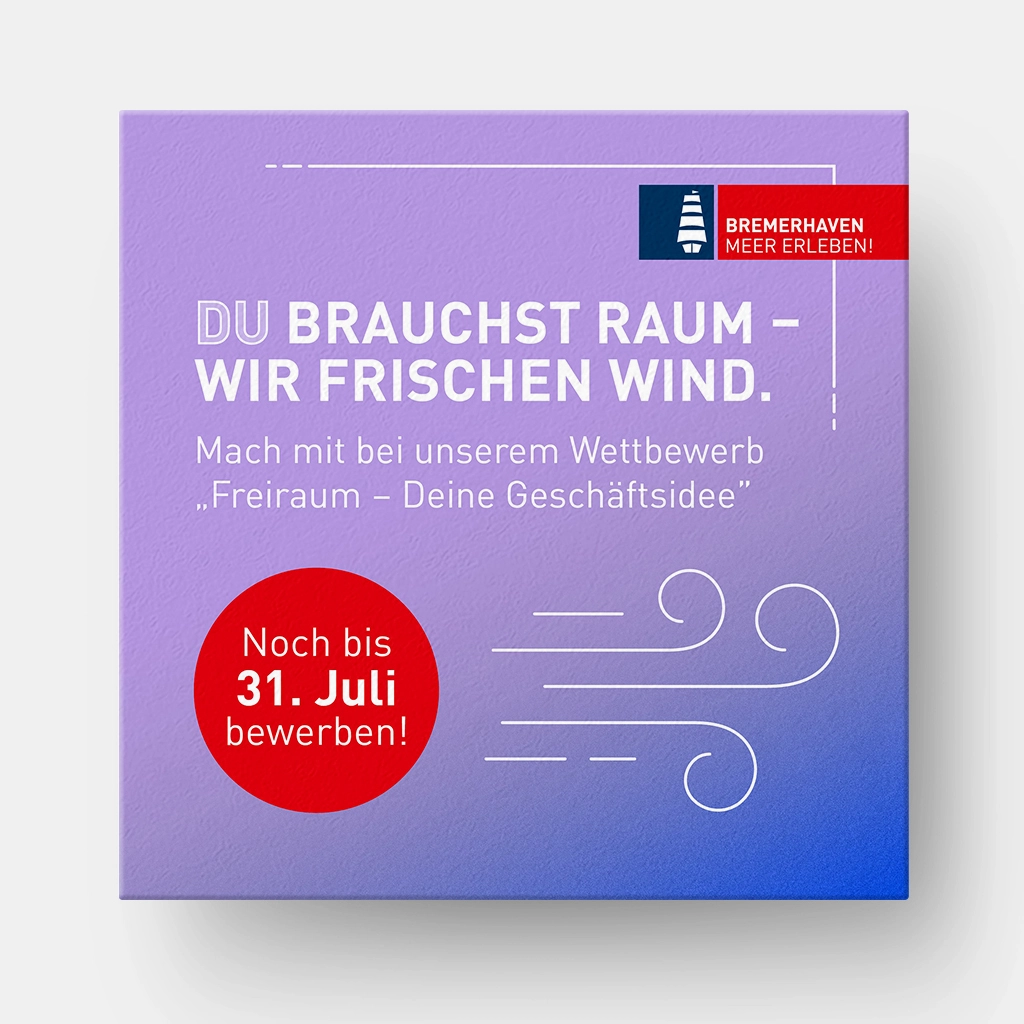 Postkarten Frischer Wind Postkarten "Frischer Wind" von attentus Werbeagentur Bremen