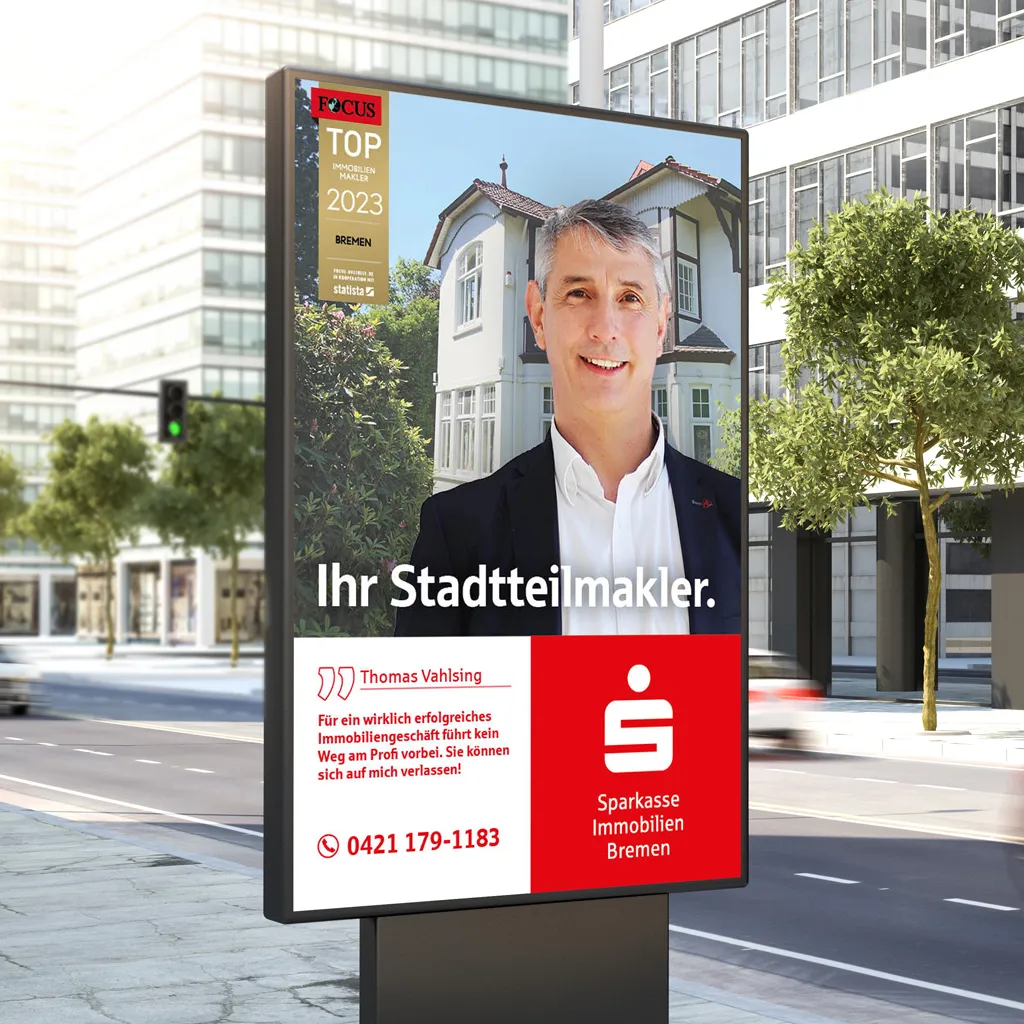 Sparkasse Immobilien Bremen Plakat Referenz