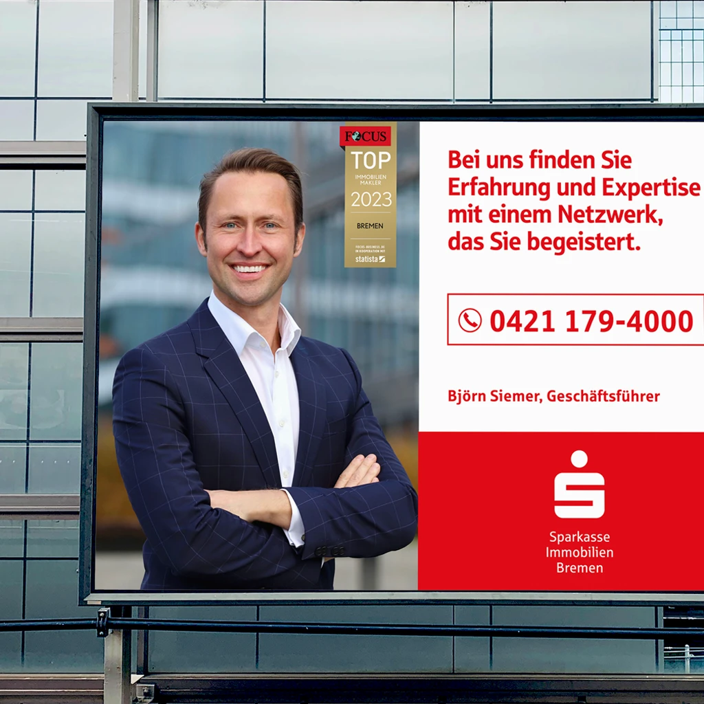 Sparkasse Immobilien Bremen Plakat Referenz
