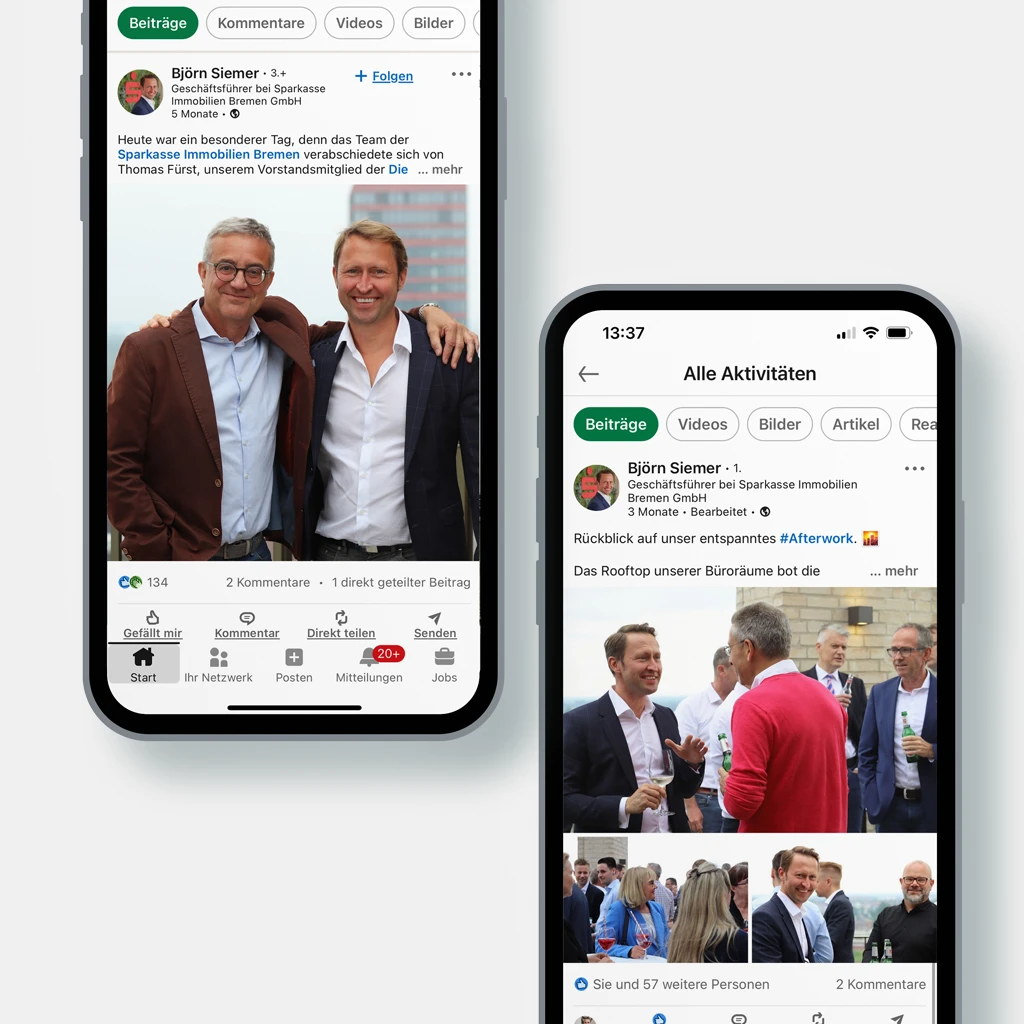 Sparkasse Immobilien Bremen Social Media Referenz